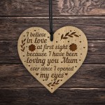 Mum Gift Cute Birthday Christmas Gift For Mum Engraved Heart