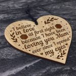 Mum Gift Cute Birthday Christmas Gift For Mum Engraved Heart