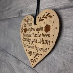 Mum Gift Cute Birthday Christmas Gift For Mum Engraved Heart