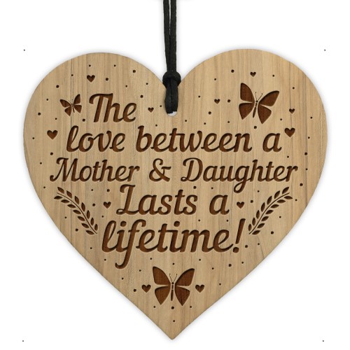 Special Mother And Daughter Plaque Gift For Mum Daughter