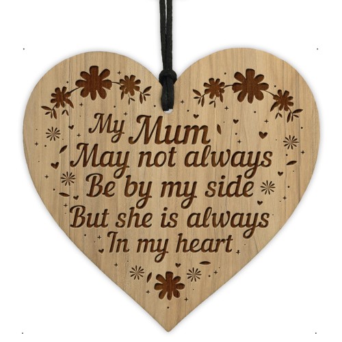 Mum Plaque Gift From Daughter Son Engraved Heart Birthday Xmas