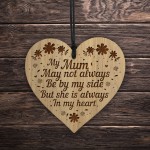 Mum Plaque Gift From Daughter Son Engraved Heart Birthday Xmas