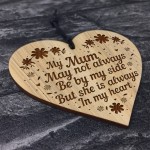 Mum Plaque Gift From Daughter Son Engraved Heart Birthday Xmas