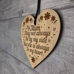 Mum Plaque Gift From Daughter Son Engraved Heart Birthday Xmas