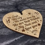 NAN GIFT Birthday Christmas Gift Engraved Heart Grandparent Gift