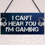 Gaming Bedroom Accessories Room Sign Novelty Gamer Plaque