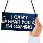 Gaming Bedroom Accessories Room Sign Novelty Gamer Plaque