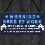 Gaming Door Signs Funny Gaming Accessories Birthday Gifts