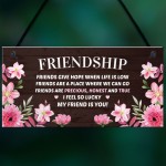 Best Friendship Gift Plaque For Best Friend Birthday Gifts