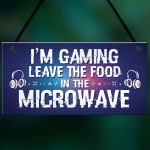 FUNNY Gaming Sign Hanging Wall Bedroom Sign Neon Effect