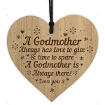 Godmother Plaque Engraved Heart Godmother Birthday Gift