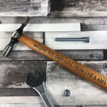 Personalised Engraved Hammer Tool Christmas Gift For Dad Him