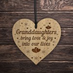 Thank You Gift For Granddaughter Engraved Heart Birthday Xmas