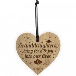 Thank You Gift For Granddaughter Engraved Heart Birthday Xmas