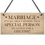 Marriage Gift For Husband Wife Funny Wedding Anniversary Gift