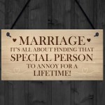 Marriage Gift For Husband Wife Funny Wedding Anniversary Gift