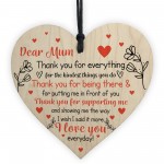 Thank You Mum Beautiful Handmade Keepsake Best Mum Gift