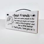 Thank You Best Friend Gift FRIENDSHIP SIGN For Best Friend