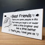 Thank You Best Friend Gift FRIENDSHIP SIGN For Best Friend