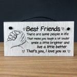 Thank You Best Friend Gift FRIENDSHIP SIGN For Best Friend