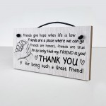 Best Friend Sign Friendship Gift Wooden Sign Friendship Sign