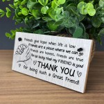 Best Friend Sign Friendship Gift Wooden Sign Friendship Sign