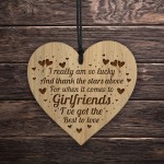 Thank You Girlfriend Gift Engraved Heart Girlfriend Gifts