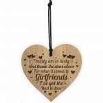 Thank You Girlfriend Gift Engraved Heart Girlfriend Gifts