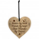 Sister Gifts Birthday Christmas Gift Card Engraved Heart Friend