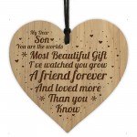 13th 14th 15th 16th 18th Birthday Gift For Son Engraved Heart