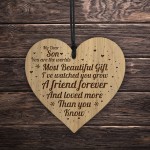 13th 14th 15th 16th 18th Birthday Gift For Son Engraved Heart