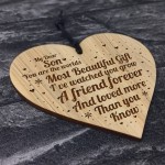 13th 14th 15th 16th 18th Birthday Gift For Son Engraved Heart