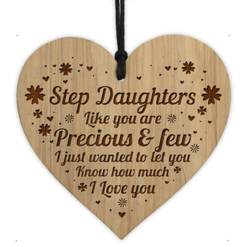 Step Daughter Gifts Engraved Heart Step Daughter Birthday Xmas