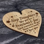 Step Daughter Gifts Engraved Heart Step Daughter Birthday Xmas