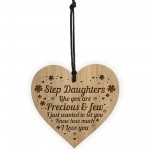 Step Daughter Gifts Engraved Heart Step Daughter Birthday Xmas