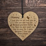 Gift For Mummy From Daughter Son Engraved Heart Mummy Gifts