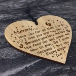 Gift For Mummy From Daughter Son Engraved Heart Mummy Gifts