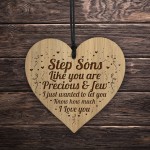 Step Son Present Engraved Heart Step Son Gift Ideas For Birthday