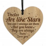 Uncle Gifts Present Uncle Birthday Card Gift Engraved Heart