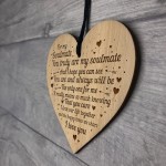 SOULMATE GIFT Engraved Heart Gift For Boyfriend Girlfriend