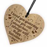 Valentines Day Gift For Him Her Engraved Heart Boyfriend