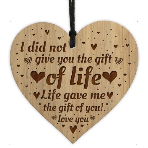 Step Daughter Gift Stepson Gift Engraved Heart Thank You Gift