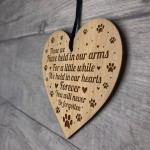 Pet Memorial Engraved Heart Plaque Hanging Decoration Dog Cat