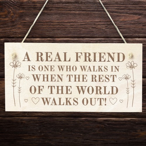 Friendship Plaques For Women Engraved Wood Sign Best Friend Gift