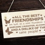 Friendship Gifts For Best Friends Birthday Wood Sign Best Friend