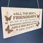 Friendship Gifts For Best Friends Birthday Wood Sign Best Friend