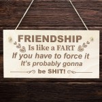 Funny Friendship Sign For Women Engraved Sign Best Friend Gifts