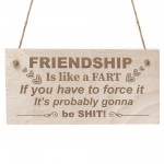 Funny Friendship Sign For Women Engraved Sign Best Friend Gifts