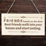 Funny FRIENDSHIP Gift Wooden Hanging Sign Best Friend Gifts 