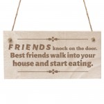 Funny FRIENDSHIP Gift Wooden Hanging Sign Best Friend Gifts 